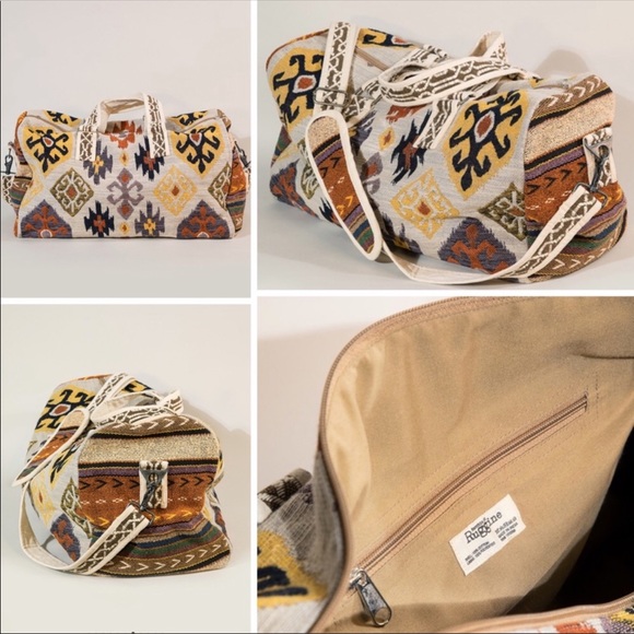 New Hand woven Navajo style Carpet Bag - Picture 5 of 8